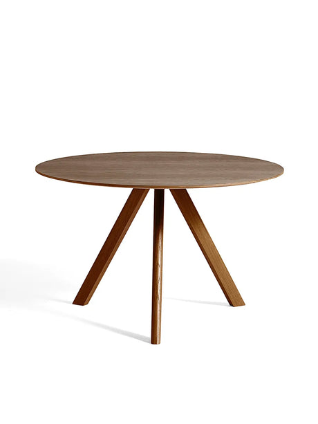 Copenhague CPH20 Bord, Ø120 cm fra Hay - Lakeret valnød / Lakeret valnød - Jacobsen Plus