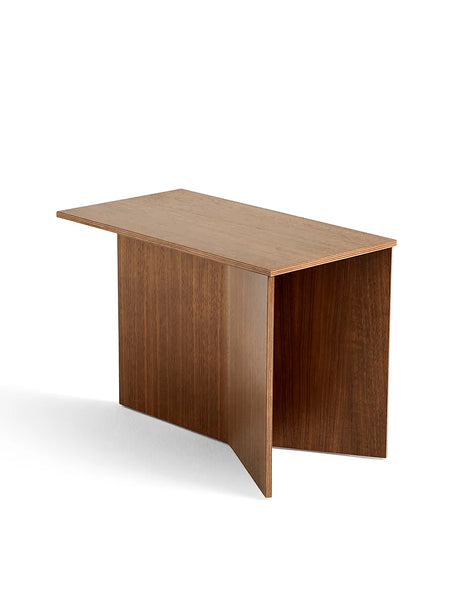 Slit borde i træ fra Hay - Oblong- B 27,5 x L 49,3 x H 35,5 cm / Lakeret valnød - Jacobsen Plus