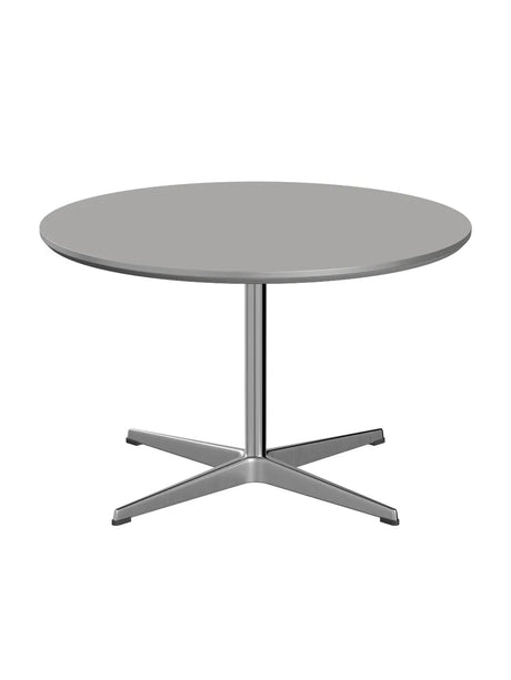 Piet Hein A222 Sofabord, Ø75 cm fra Fritz Hansen - Grey Efeso m. alukant (specialfarve) - Jacobsen Plus