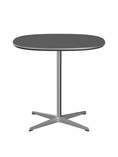 Piet Hein A602 cafébord, 75 x 75 cm fra Fritz Hansen - Grey Bromo m. alukant (specialfarve) - Jacobsen Plus