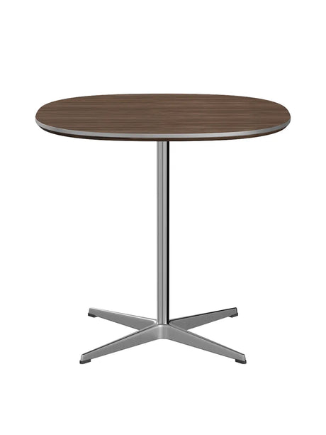 Piet Hein A602 cafébord, 75 x 75 cm fra Fritz Hansen - Valnød finér m. finérkant - Jacobsen Plus