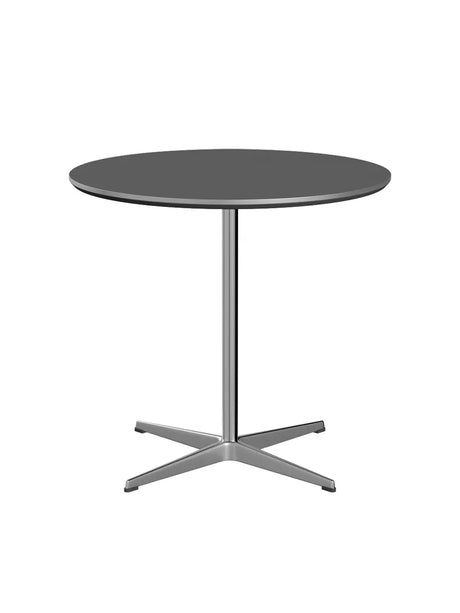 Piet Hein A622 cafébord, Ø75 cm fra Fritz Hansen - Grey Bromo m. alukant (specialfarve) - Jacobsen Plus