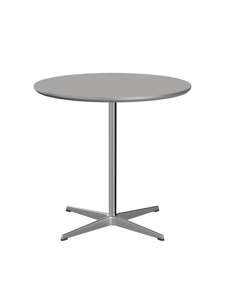 Piet Hein A622 cafébord, Ø75 cm fra Fritz Hansen - Grey Efeso m. alukant (specialfarve) - Jacobsen Plus