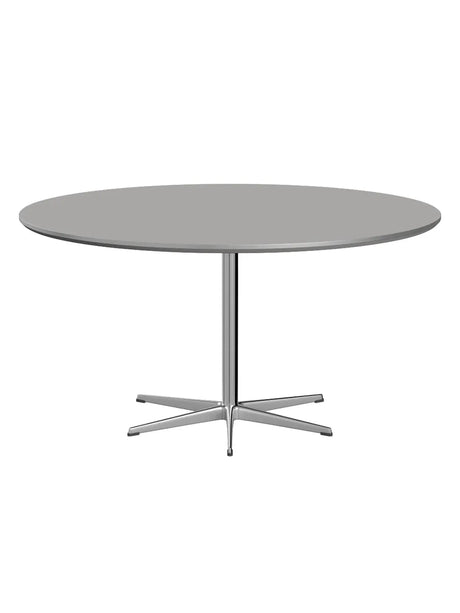 Piet Hein A826 Spisebord, Ø145 cm fra Fritz Hansen - Grey Efeso m. alukant (specialfarve) - Jacobsen Plus