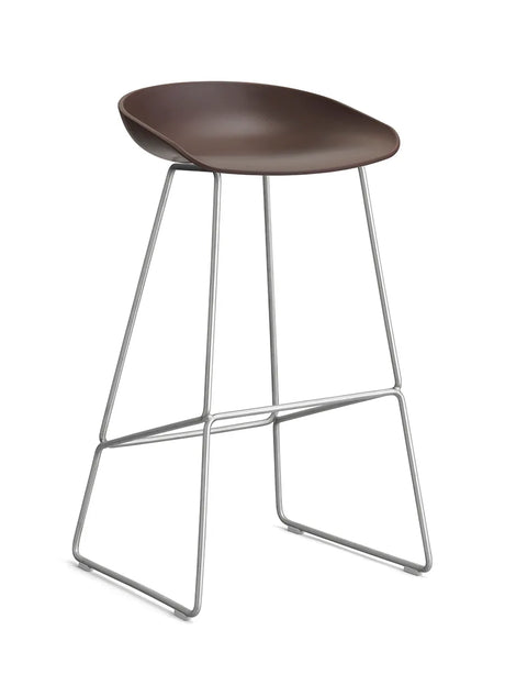 About a Stool AAS38 fra Hay - Høj - B 50 x D 48 x H 75-86 cm / Raisin / Rustfrit stål - Jacobsen Plus