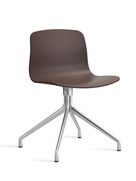 About a Chair AAC10 fra Hay - Raisin / Poleret aluminium - Jacobsen Plus