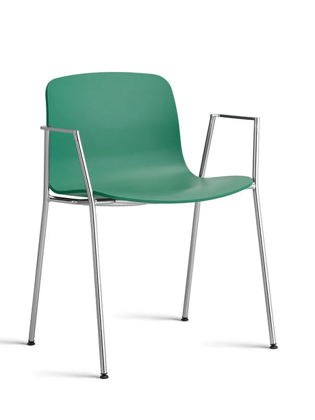 About a Chair AAC18 fra Hay - Teal Green / Forkromet stål - Jacobsen Plus
