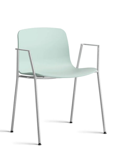 About a Chair AAC18 fra Hay - Dusty Mint / Forkromet stål - Jacobsen Plus