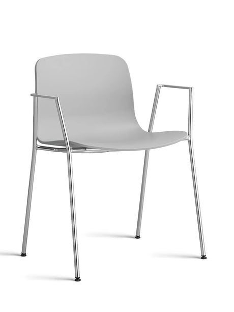 About a Chair AAC18 fra Hay - Concrete grey / Forkromet stål - Jacobsen Plus