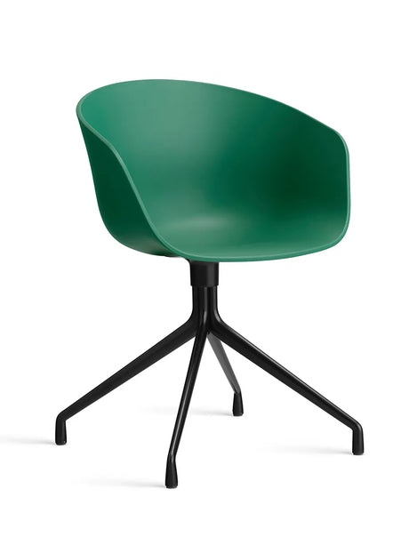 About a Chair AAC20 fra Hay - Teal Green / Sort pulverlakeret aluminum - Jacobsen Plus