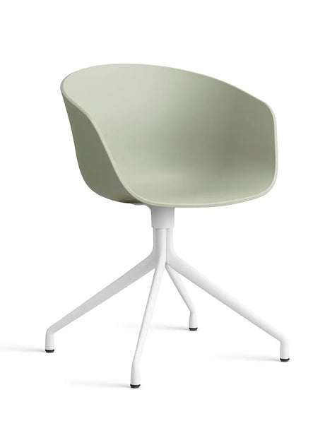 About a Chair AAC20 fra Hay - Pastel green / Hvid pulverlakeret aluminium - Jacobsen Plus