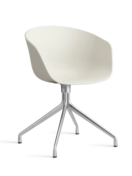 About a Chair AAC20 fra Hay - Melange Cream / Poleret aluminium - Jacobsen Plus