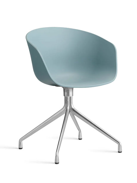 About a Chair AAC20 fra Hay - Dusty blue / Poleret aluminium - Jacobsen Plus