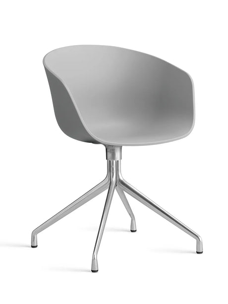 About a Chair AAC20 fra Hay - Concrete grey / Poleret aluminium - Jacobsen Plus
