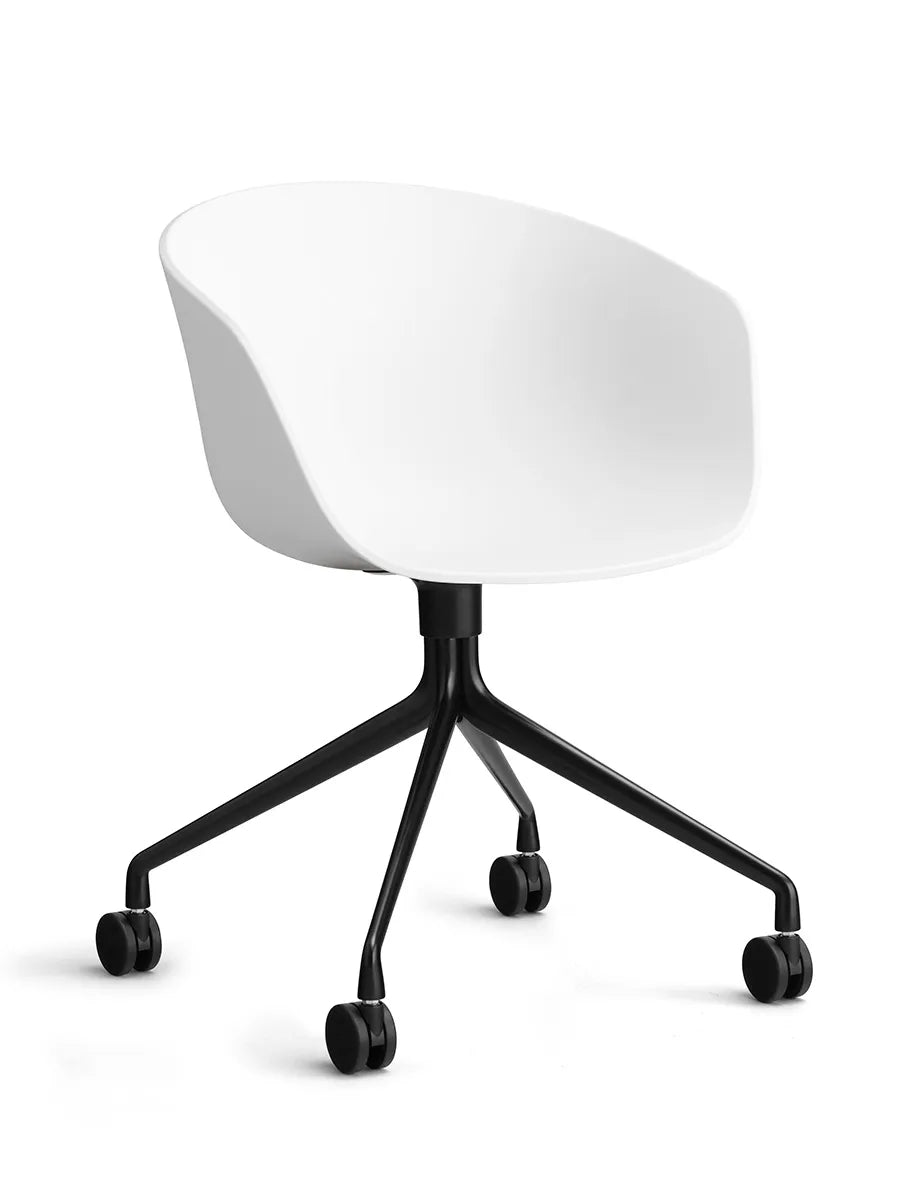 - White / Sort pulverlakeret aluminum - Jacobsen Plus