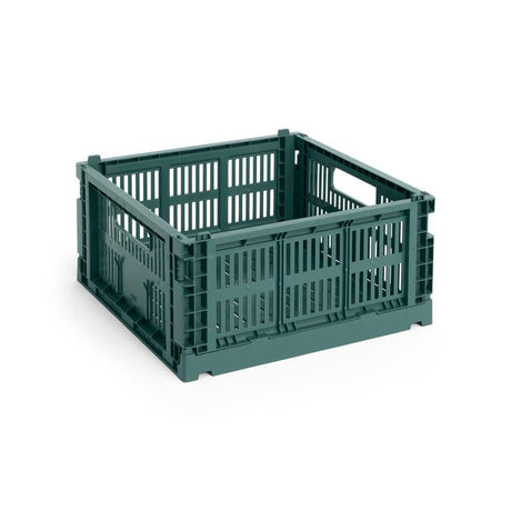 Colour Crate Medium Square, Dark green fra Hay - 1 - Jacobsen Plus