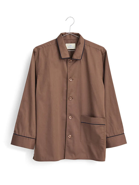 Outline Pyjama L/S Shirt fra Hay - Milk Chocolate / XS-S - Jacobsen Plus