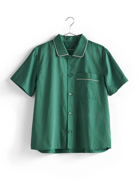 Outline Pyjama S/S Shirt fra Hay - Emerald green / S-M - Jacobsen Plus