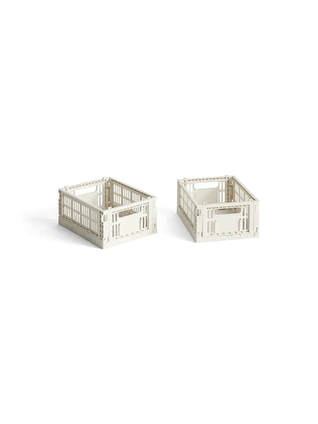 Colour Crate Mini 2 Stk., off white fra Hay - 1 - Jacobsen Plus