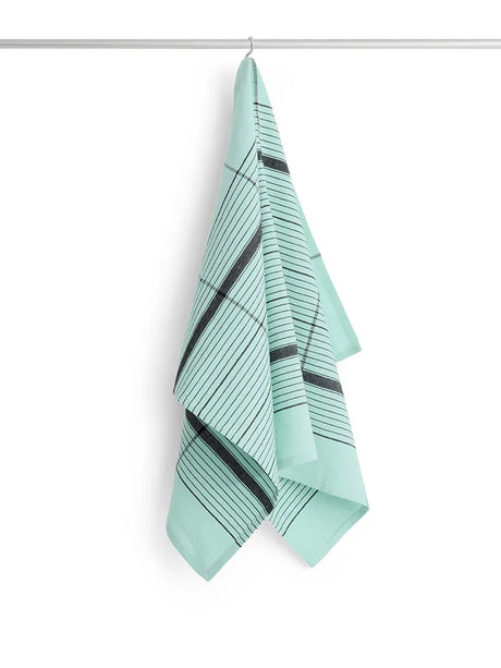 Linear Tea Towel fra Hay - Turquoise - Jacobsen Plus