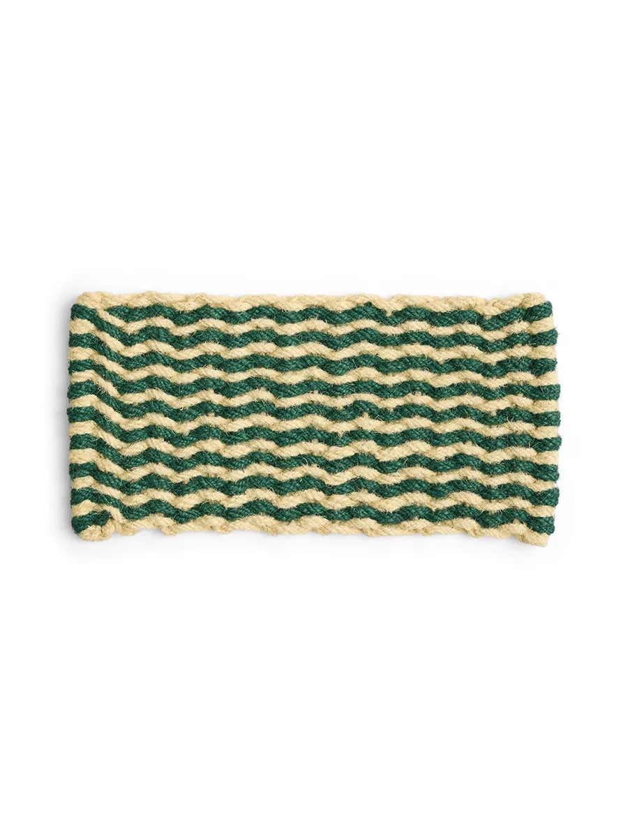 Coco Door Mat fra Hay - Dark Green and White - Jacobsen Plus