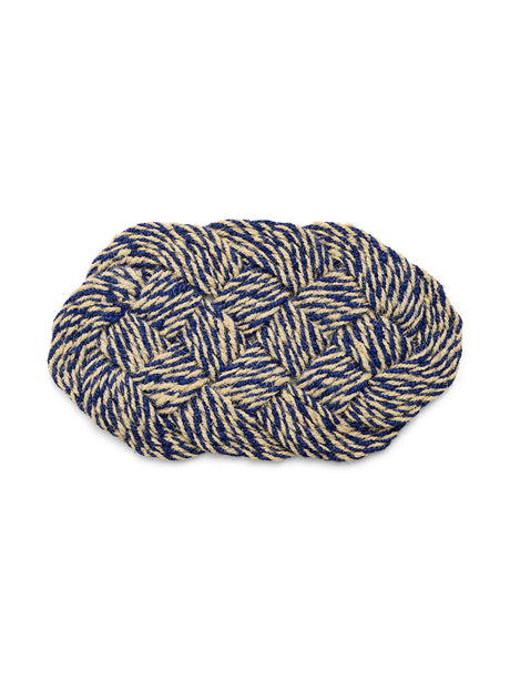 Coco Door Mat, Swirl fra Hay - Blue and off-white - Jacobsen Plus