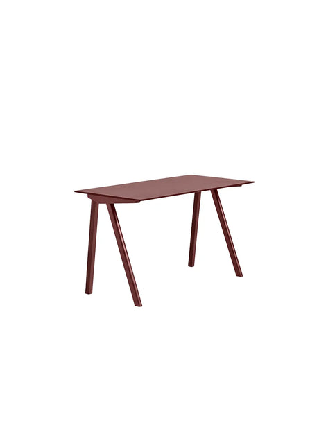 CPH90 Skrivebord, 130 cm fra Hay - Burgundy Linoleum / Bordeaux lakeret eg - Jacobsen Plus