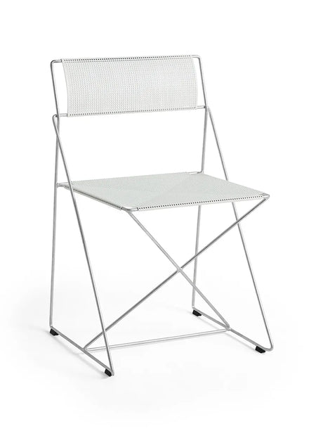 X-Line Chair Chrome fra Hay - Chalk White - Jacobsen Plus