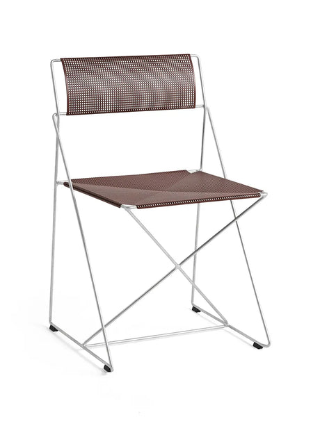 X-Line Chair Chrome fra Hay - Iron Red - Jacobsen Plus