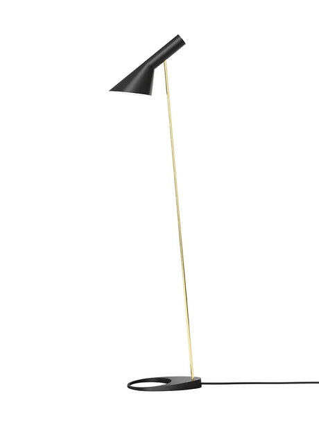 AJ Floor Lamp, black/brass af Arne Jacobsen - 1 - Jacobsen Plus