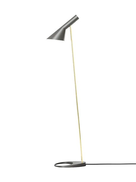 AJ Floor Lamp, grey/brass af Arne Jacobsen - 1 - Jacobsen Plus