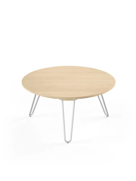 AK1810 Sidebord fra Naver Collection - Ask hvidolie / H: 42 cm / Rustfrit stål - Jacobsen Plus