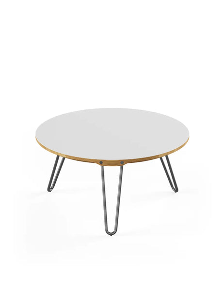 AK1811 Sidebord fra Naver Collection - Ask olie / H: 42 cm / Sort pulverlakeret - Jacobsen Plus