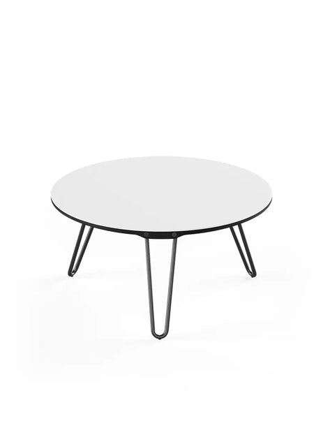 AK1811 Sidebord fra Naver Collection - Ask sortbejdset / H: 36 cm / Sort pulverlakeret - Jacobsen Plus