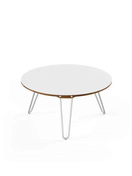 AK1811 Sidebord fra Naver Collection - Valnød olie / H: 30 cm / Rustfrit stål - Jacobsen Plus