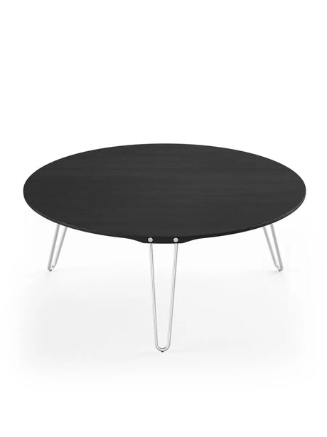 AK1850 Sofabord fra Naver Collection - Ask sortbejdset / H: 42 cm / Rustfrit stål - Jacobsen Plus