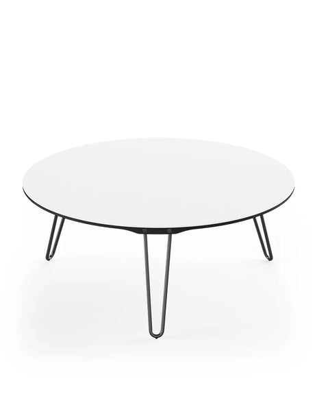 AK1851 Sofabord fra Naver Collection - Ask sortbejdset / H: 42 cm / Sort pulverlakeret - Jacobsen Plus