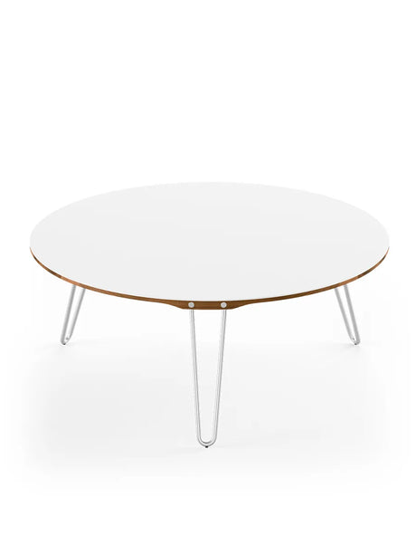 AK1851 Sofabord fra Naver Collection - Valnød olie / H: 30 cm / Rustfrit stål - Jacobsen Plus