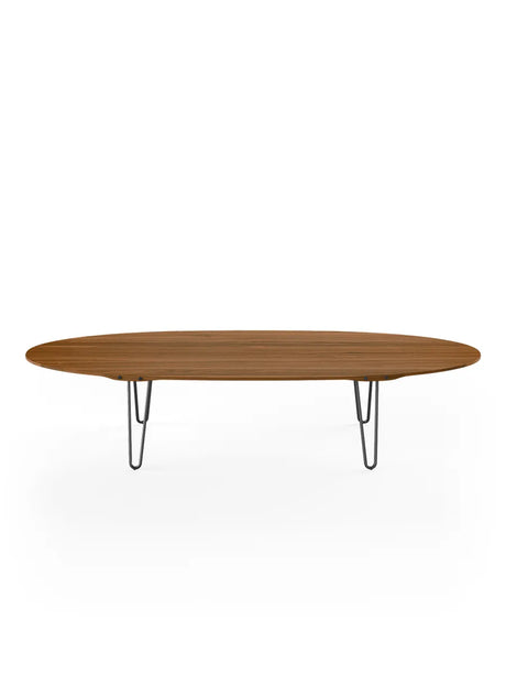 AK1880 Sofabord fra Naver Collection - Valnød olie / H: 30 cm / Sort pulverlakeret - Jacobsen Plus