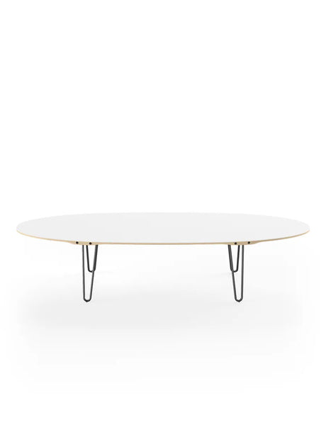 AK1881 Sofabord fra Naver Collection - Ask hvidolie / H: 42 cm / Sort pulverlakeret - Jacobsen Plus