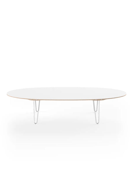 AK1881 Sofabord fra Naver Collection - Eg hvidolie / H: 30 cm / Rustfrit stål - Jacobsen Plus