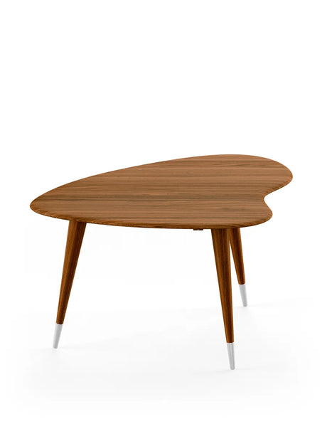 Strawberry Sofabord fra Naver Collection - Olieret valnød / Benhøjde: 51 cm / Med stålkapper - Jacobsen Plus