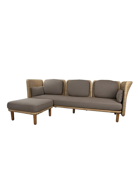 Arch 3-pers. Sofa m. chaise longue fra Cane-line - 1 - Jacobsen Plus