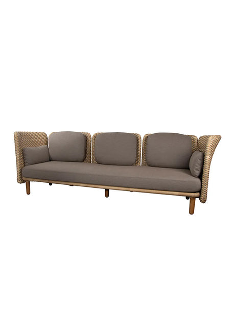 Arch 3-pers. Sofa m. lav arm/ryg fra Cane-line - 1 - Jacobsen Plus
