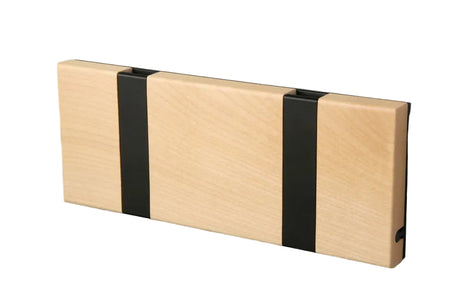 KNAX knagerække med to knager fra LoCa - Ahorn / Sorte knager - Jacobsen Plus