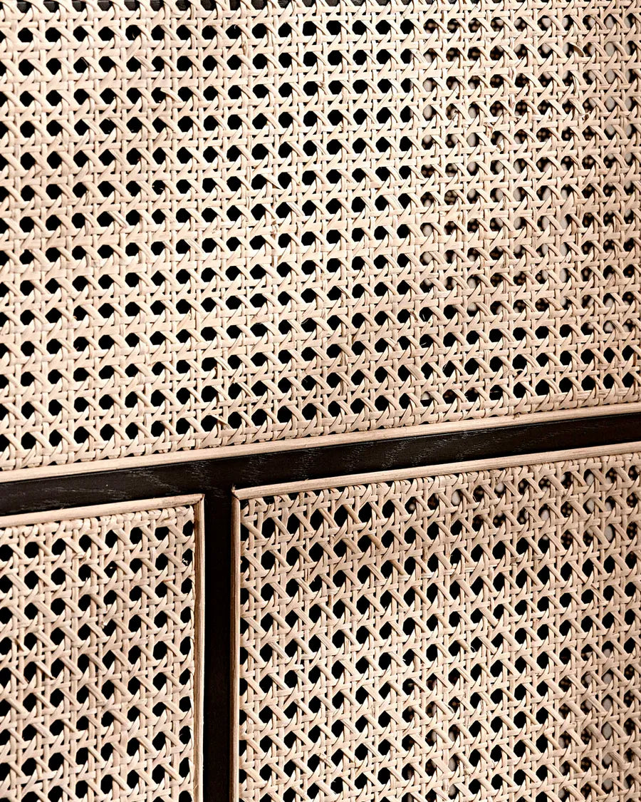 Air Cabinet, black/cane fra Design House Stockholm - 3 - Jacobsen Plus