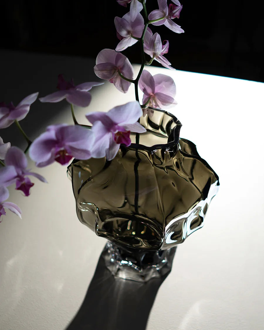 Ammonit Vase, new smoke fra Hein Studio - 3 - Jacobsen Plus