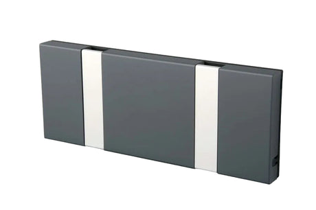 KNAX knagerække med to knager fra LoCa - Antrazit / Grå knager - Jacobsen Plus