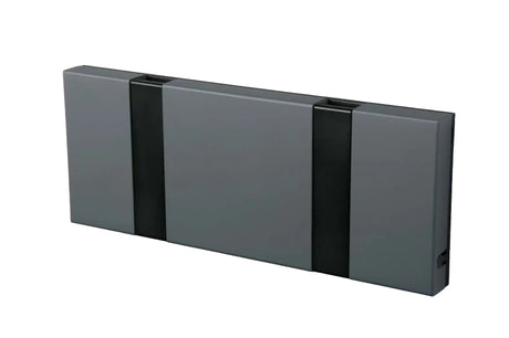 KNAX knagerække med to knager fra LoCa - Antrazit / Sorte knager - Jacobsen Plus