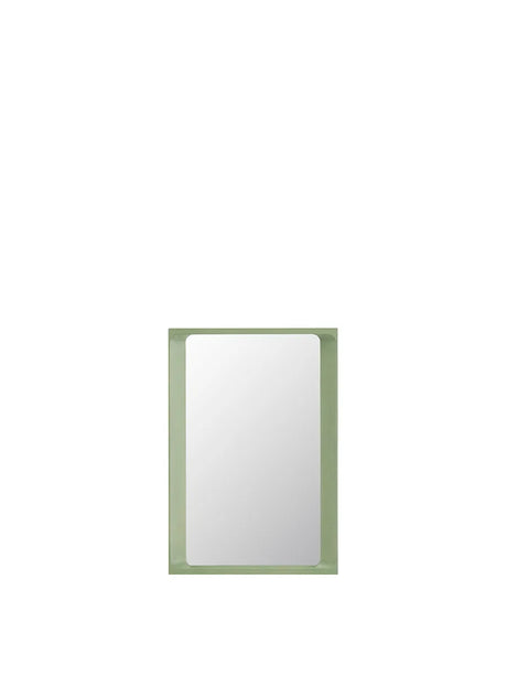 Arced Mirror, 80x55 fra Muuto - Light green - Jacobsen Plus